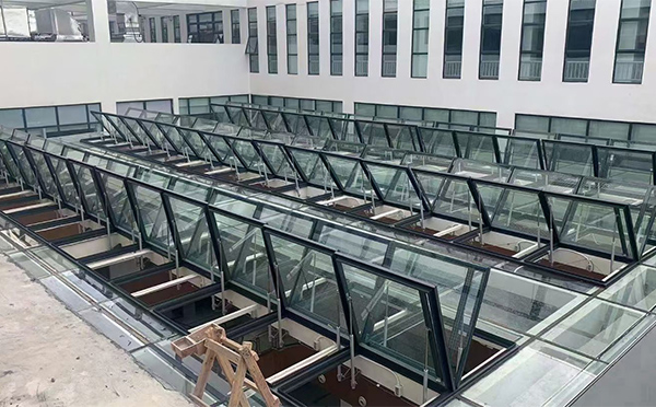 百安科技有限公司近期固原排烟窗项目案例分享 百安科技有限公司近期固原排烟窗项目案例分享